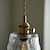 Недорогие Подвесные огни-светодиодный подвесной светильник островной светильник 1-светильник 12,5 см медный стеклянный подвесной светильник светодиодный гладкий одиночный дизайн островные светильники современный стиль