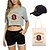cheap Everyday Cosplay Anime Hoodies &amp; T-Shirts-4 Piece Wednesday Addams Printed Shorts Crop Top Baseball Caps Canvas Tote Bags Set Nevermore Academy Tee T-Shirt Shorts Co-ord For Women&#039;s Adults&#039; Outfits Matching Casual Daily Running Gym Sports