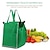 abordables Bolsas de Almacenamiento-Carro de supermercado verde grueso bolsa de compras bolsa de tela de almacenamiento bolso no tejido producto de tv bolsa de agarre