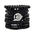 cheap Wearable Accessories-Leather Handwoven Men&#039;s Bracelet Hip Hop Punk Diy Set Series Headpiece