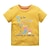 billige T-skjorter og bluser-Baby Jente T skjorte Dyr Skole Kortermet Aktiv Bomull 7-13 år Sommer