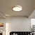 abordables Luces de techo-Luz de techo led, luz de techo de montaje empotrado regulable, luz de techo led de resina de 30 cm, luz de techo redonda moderna, lámpara de techo para sala de estar, pasillo