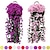 cheap Artificial Flower-Vivid Artificial Hanging Orchid Bunch Simulation Flower Vine Violet Hanging Flower Vine Wall Hanging Orchid Hanging Basket Flower Balcony Home Decoration Flower Wall For Wedding Garden Decoration