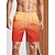 baratos calções de banho e calções de surf-Homens Bermuda de Surf Shorts de Natação Calção Justo de Natação Shorts de verão Com Cordão com forro de malha Cintura elástica Gradiente Estampas Abstratas Secagem Rápida Curto Feriado Praia