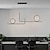 cheap Pendant Lights-LED Pendant Light Line Design Warm White/White 80cm Metal Acrylic Painted Finishes 110-240V ONLY DIMMABLE WITH REMOTE CONTROL