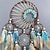 cheap Dreamcatcher-Colorful Tree of Life Dream Catcher Handmade Gift Feather Hook Flower Wind Chime with Five Circles Ornament Wall Hanging Decor Art Boho Style 15x80cm/6&#039;&#039;x31.5&#039;&#039;