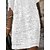 cheap Mini Dresses-Women&#039;s Cotton Linen Dress Casual Dress Midi Dress Cotton Blend Modern Casual Daily Vacation Crew Neck Lace Print Half Sleeve Summer Spring Fall 2023 Regular Fit White Floral S M L XL 2XL