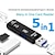 cheap Computer Peripherals-5 In 1 Card Reader, Multifunction Usb Type C/Usb /Micro Usb/Tf Memory Card Reader OTG Card Reader Adapter
