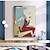 cheap Abstract Paintings-Handmade Oil Painting Canvas Wall Art Decoration Pablo Picasso Style Girl for Home Decor Rolled Frameless Unstretched Painting