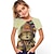 billige piges 3d t-shirts-modedyr søde trykte kortærmede t-shirt mode 3d-printede farverige skjorter til drenge og piger