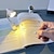 abordables Luces de lectura-1pc mini lámpara de libro lámpara de escritorio de protección ocular con abrazadera lámpara de clip de luz cálida brillante que incluye batería
