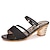 cheap Women&#039;s Sandals-Women&#039;s Sandals Dress Shoes Sparkly Sandals Party Daily Solid Color Summer Block Heel Low Heel Chunky Heel Open Toe Elegant Casual PU Leather PU Loafer Black Silver Gold