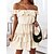 cheap Casual Dresses-Women&#039;s Casual Dress Plain Tiered Dress Summer Dress Off Shoulder Ruffle Patchwork Mini Dress Outdoor Daily Fashion Modern Loose Fit Short Sleeve White Red Purple Summer Spring S M L XL XXL