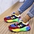 cheap Women&#039;s Sneakers-Women&#039;s Sneakers Plus Size Fantasy Shoes Platform Sneakers Outdoor Daily Color Block Flat Heel Round Toe Sporty Casual Preppy Running Suede Lace-up Black / Red Green