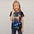 cheap Tops-Fashion Short Sleeve Kids 3D printed T-shirt men&#039;s and girls crewneck short sleeve