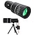 billige Fester for mobilkamera-16x52 monokulært teleskop med høy oppløsning utendørs teleskop kan brukes med mobiltelefoner for å ta bilder egnet for fugletitting/camping/reise/livskonsert