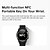 cheap Smartwatch-696 DV08 Smart Watch 1.45 inch Smartwatch Fitness Running Watch Bluetooth Pedometer Call Reminder Sleep Tracker Compatible with Android iOS Men Hands-Free Calls Message Reminder Custom Watch Face IP