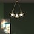 baratos Luzes pendentes-pingente de led luz globle design quente branco/branco 47 cm vidro de metal 3 luzes penduradas luzes para sala de jantar cozinha 110-240 v
