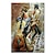 رخيصةأون لوحات الأشخاص-مينتورا اليدوية مجردة الشكل لوحات زيتية على قماش جدار الفن الديكور الحديثة مجردة صورة للمنزل ديكور توالت لوحة بدون إطار