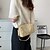 cheap Crossbody Bags-Women&#039;s Crossbody Bag Straw Bag Straw Holiday Waterproof Breathable Durable Khaki Beige