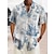 رخيصةأون قميص هاواي للرجال-قميص رجالي صيفي برسومات هاواي على شكل شجرة جوز الهند وأكمام قصيرة للشارع في الهواء الطلق وأزرار لأعلى وملابس مطبوعة وأزياء استوائية مصمم هاواي