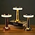 cheap Table Lamps-Retro Touch Led Charging Table Lamp Creative Dining Hotel Bar Coffee Table Lamp Outdoor Night Light Living Room Decorative Desk Dimmer Lamp