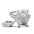 ieftine Pantofi Dans Clasic &amp; Modern-Pentru femei Pantofi Moderni Antrenament Petrecere Sequin Tocurile de toaletă Colecții de petreceri Călcâi Dans contemporan Cataramă Strălucire Despicare Vârf rotund Cureaua de legătură Argintiu