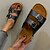cheap Women&#039;s Sandals-Women&#039;s Sandals Slippers Outdoor Slippers Walking Summer Flat Heel Open Toe Casual PU Leather Loafer Black White
