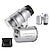 abordables Instrumentos de medición de nivel-1pc 60x microscopio de bolsillo portátil de gran aumento joyeros lupa microscopio lupa de joyería de vidrio utilizada para verificar billetes con luz