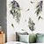 cheap Decoration Stickers-Floral &amp; Plants Wall Stickers Bedroom, Pre-pasted PVC Home Decoration Wall Decal 1pc