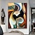 cheap People Paintings-Oil Painting Handmade Hand Painted Wall Art Home Decoration Décor Living Room Bedroom Abstract Portrait Modern Contemporary Rolled Canvas