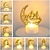 economico Luci notturne e decorative-ramadan eid mubarak luci decorazioni led a lume di candela decorazione ramadan lampada per il ramadan musulmano islamico aiuto eid al-fitr decorazioni per la casa del partito