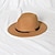 זול כובע מסיבות-כובעים צמר / אקרילי כובע פאדורה רשמי חתונה קוקטייל רויאל אסטקוט פשוט רטרו עם אבזם מטאלי צבע טהור כיסוי ראש כיסוי ראש