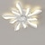 זול אורות מאוורר תקרה-מאווררי תקרה לד ניתנים לעמעום עם מרחוק בעיצוב פרח קונטרה מנורת תקרה מנורת תקרה אהיל אקרילי נברשת חדר שינה סלון