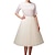 cheap Historical &amp; Vintage Costumes-1950s Princess Petticoat Hoop Skirt Tutu Under Skirt Crinoline Tulle Skirt Knee Length Women&#039;s Carnival Wedding Party / Evening Skirt