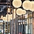 Недорогие Потолочные светильники с диммером-светодиодный подвесной светильник 15 см люстра с лунным светом спальня в скандинавском стиле планета шар кабинет и инструмент для ресторана лампа лунного света интернет знаменитости ins лампы