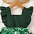 cheap Dresses-Baby girl falbala shoulder-straps tropical wind pattern