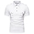 cheap Classic Polo-Men&#039;s Polo Shirt Cotton Polo Shirt Casual Sports Classic Short Sleeve Basic Comfortable Plain Button Pocket Summer Regular Fit Black White Grey Polo Shirt