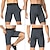cheap Men&#039;s Cycling Clothing-Arsuxeo Men&#039;s Running Tight Shorts Compression Shorts with Phone Pocket High Waist Base Layer Athletic Polyester 4 Way Stretch Breathable Quick Dry Yoga Fitness Gym Workout Skinny Sportswear