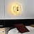 levne Vnitřní nástěnná světla-vnitřní nástěnné světlo led měděný kruh design obývací pokoj ložnice kovová nástěnná svítidla 3000k e26 nástěnná svítidla pro koupelnu v ložnici