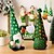 cheap Home Decoration-Green Doll Ornaments Festival Day Elderly Irish Hat Faceless Home Decor