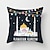 baratos Capa de almofada de férias-Capa de almofada ramadan kareem eid mubarak 1 peça capa de almofada quadrada decorativa macia fronha para quarto sala de estar sofá cadeira lavável na máquina