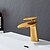 cheap Classical-Waterfall Bathroom Sink Mixer Faucet, Monobloc Washroom Basin Taps Single Handle One Hole Deck Mounted with Hot and Cold Water Hose