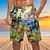 billige Surf shorts-badeshorts til mænd med lommer hurtigtørrende badebukser med mesh-foring boardshorts vandtæt strandbadetøj