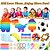 cheap Stress Relievers-34pcs Children&#039;s Bubble Stress Relief Set Puzzle Game
