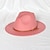 זול כובע מסיבות-כובעים צמר / אקרילי כובע פאדורה רשמי חתונה קוקטייל רויאל אסטקוט פשוט קלסי עם צבע טהור כיסוי ראש כיסוי ראש