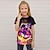 tanie dziewczęce koszulki 3d-modna koszulka dziecięca z krótkim rękawem z nadrukiem 3D męska i dziewczęca z okrągłym dekoltem i krótkim rękawem