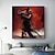 preiswerte Gemälde mit Menschen-Paar tanzen Tango Öl keuchend 100% handgemaltes Gemälde tanzende Tänzerin Figur Wandkunst Gemälde für Wohnwanddekoration