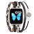 billige Apple Watch-bånd-Smykker armbånd Kompatibel med Apple Watch-klokkereim 38mm 40mm 41mm 42mm 44mm 45mm 49mm Luksus PU-lær Erstatningsklokkerem til iwatch Series Ultra 8 7 6 5 4 3 2 1 SE