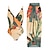 Χαμηλού Κόστους μαγιό &amp; ρούχα παραλίας-2 pcs Μαγιό Που καλύπτει Ρετρό / Βίντατζ Δεκαετία &#039;80 Γυναικεία Φλοράλ Πολυεστέρας Πράσινο του τριφυλλιού Φούστα Ολόσωμο μαγιό